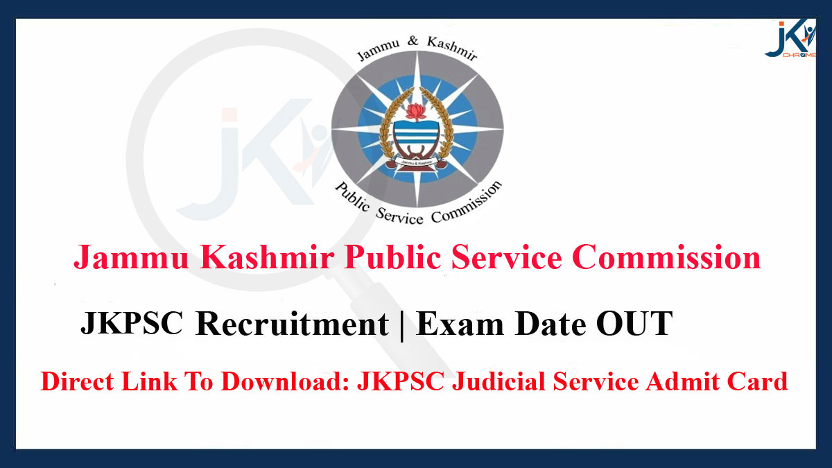 JKPSC Judicial Services Admit card