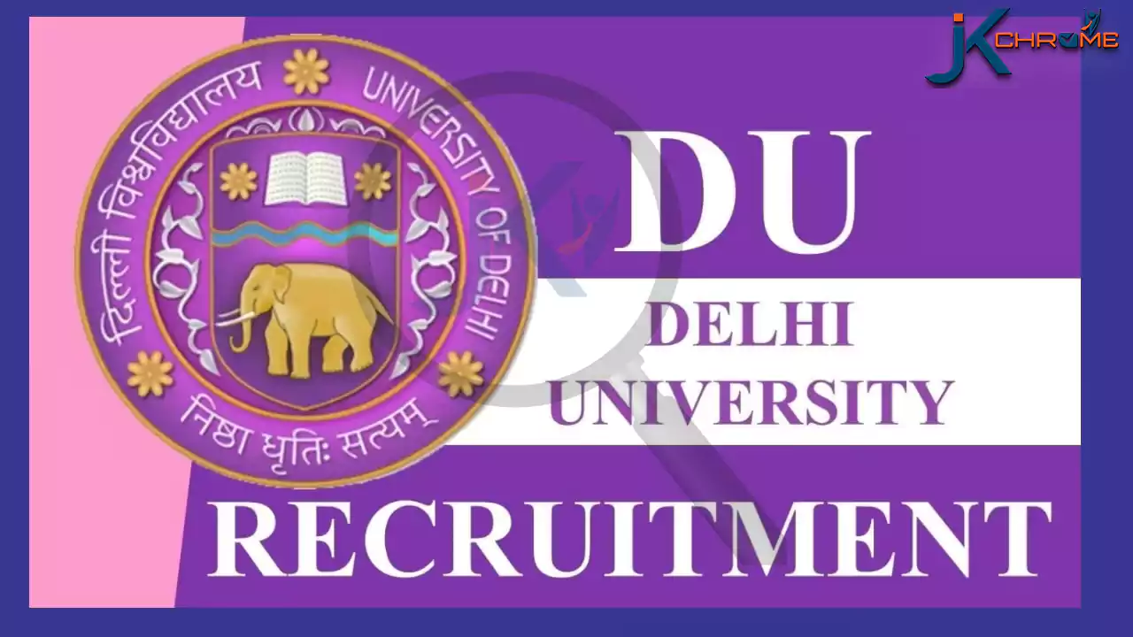 Delhi University Faculty Recruitment