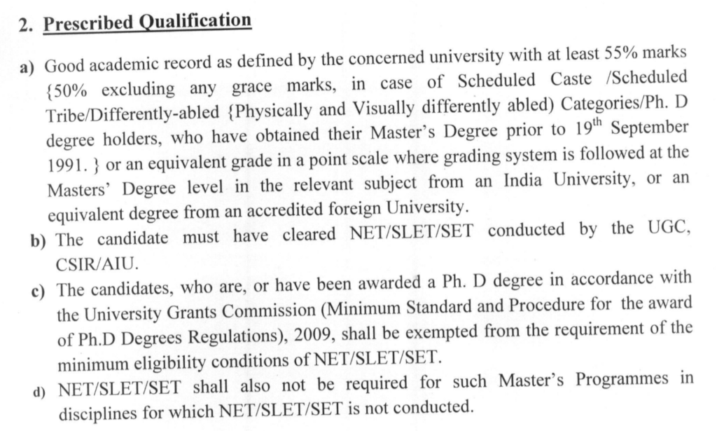 JKPSC Assistant Professor Recruitment in Govt Degree Colleges, Check Qualification