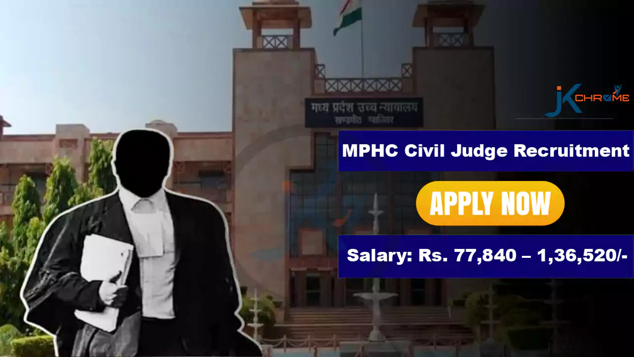 138 Posts | MPHC Civil Judge Recruitment 2023