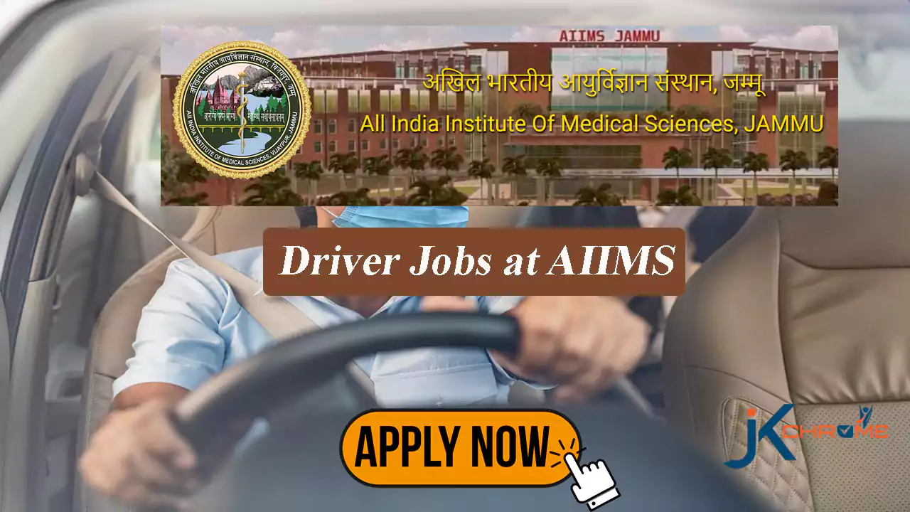 Driver Recruitment at AIIMS Jammu