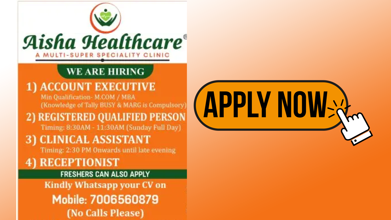 Aisha Healthcare Srinagar Jobs