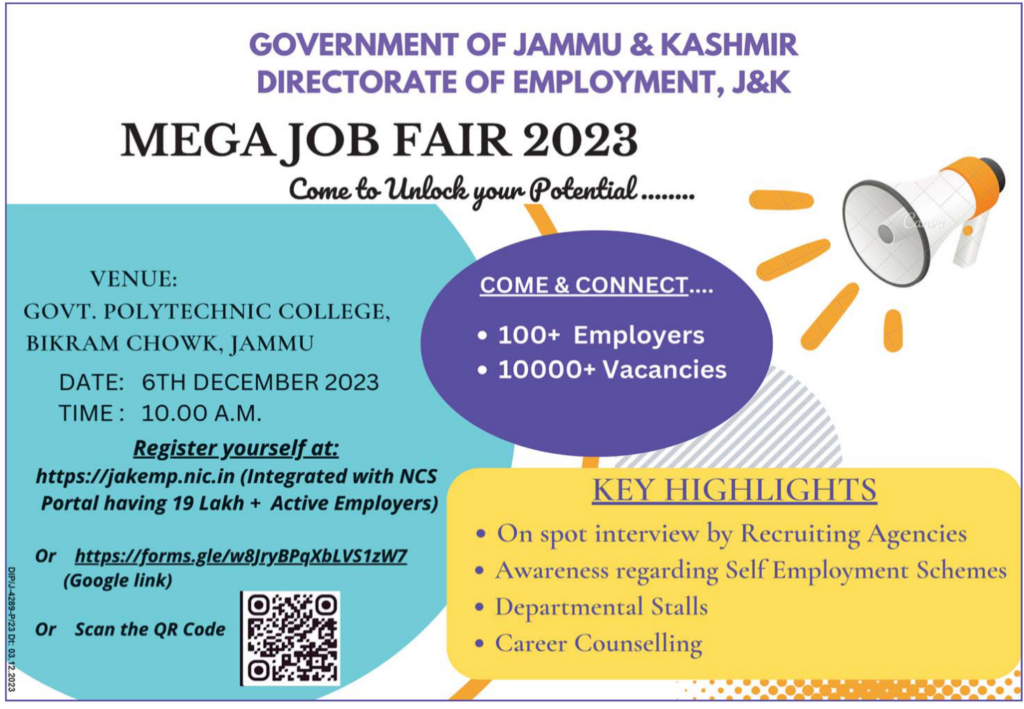 Job Fair in Govt Polytechnic College Jammu