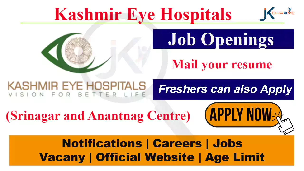 Kashmir Eye Hospitals Jobs