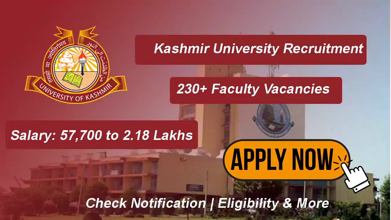 Kashmir University Recruitment 1