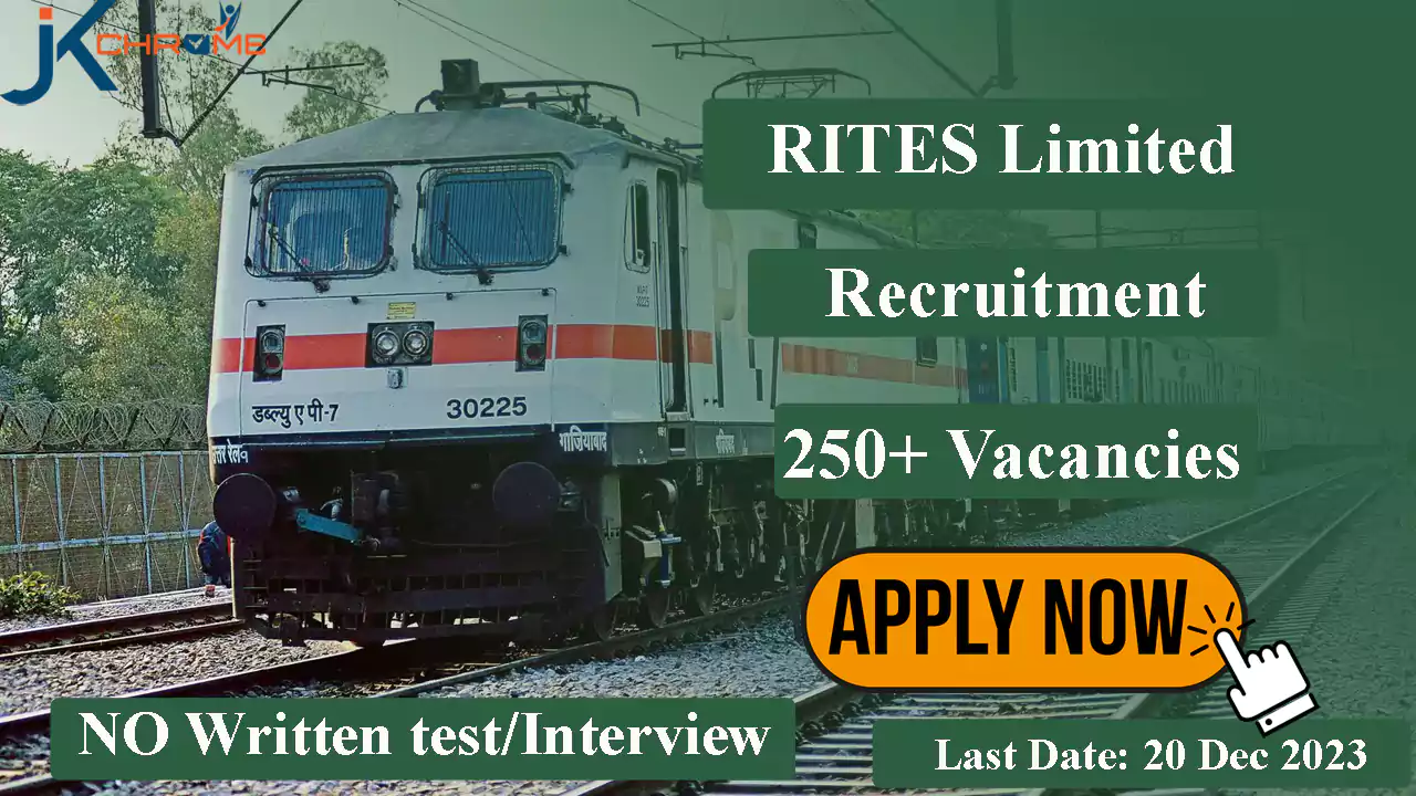RITES Limited Recruitment Apprentice