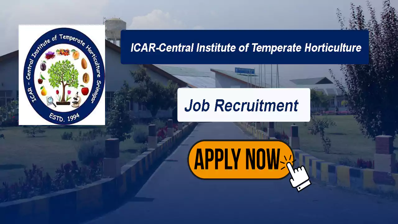 ICAR CITH Recruitment 2024, Walk-in-Interview on Jan 10