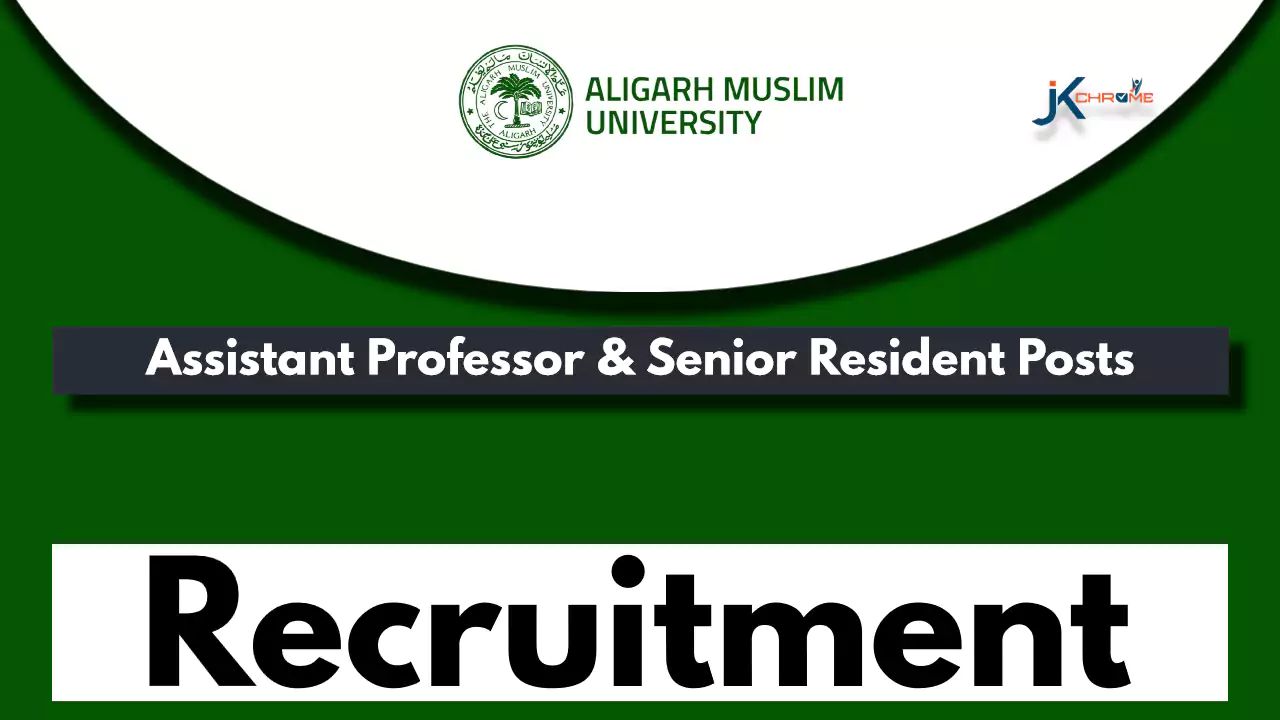 Assistant Professor — Aligarh Muslim University Recruitment 2024, Check Vacancy, Qualification and How to Apply