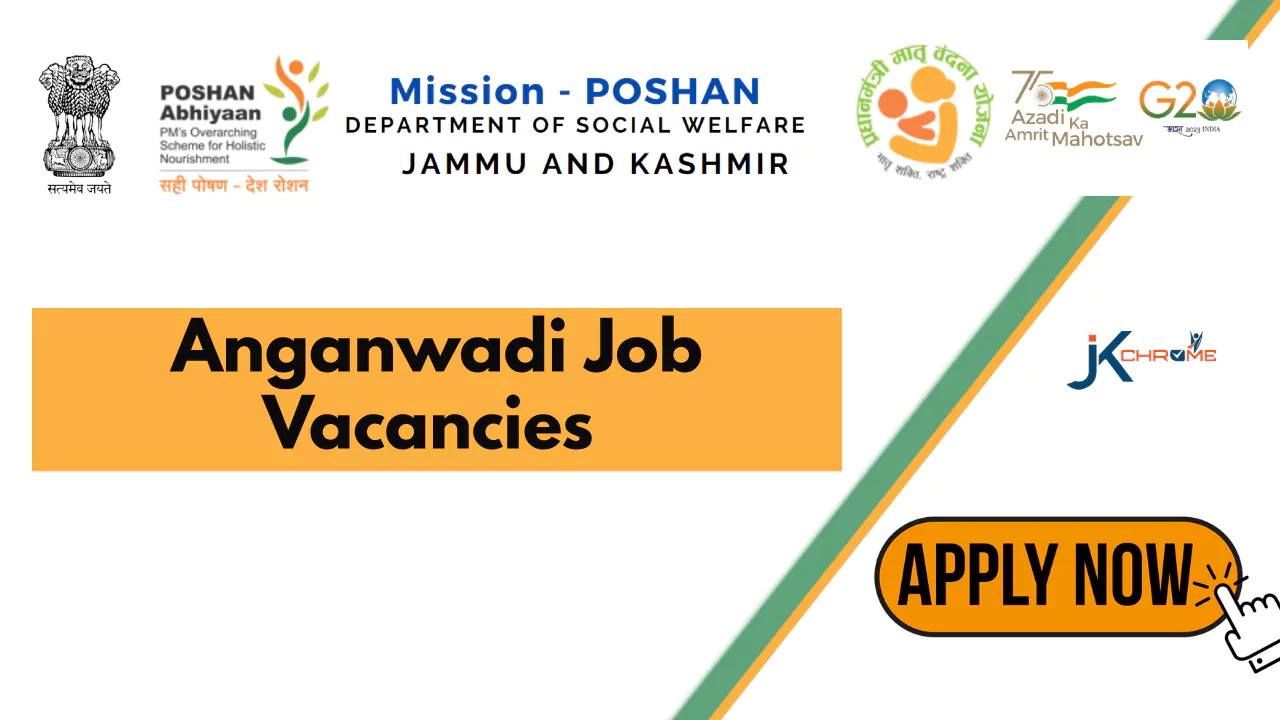 Anganwadi Job Vacancies