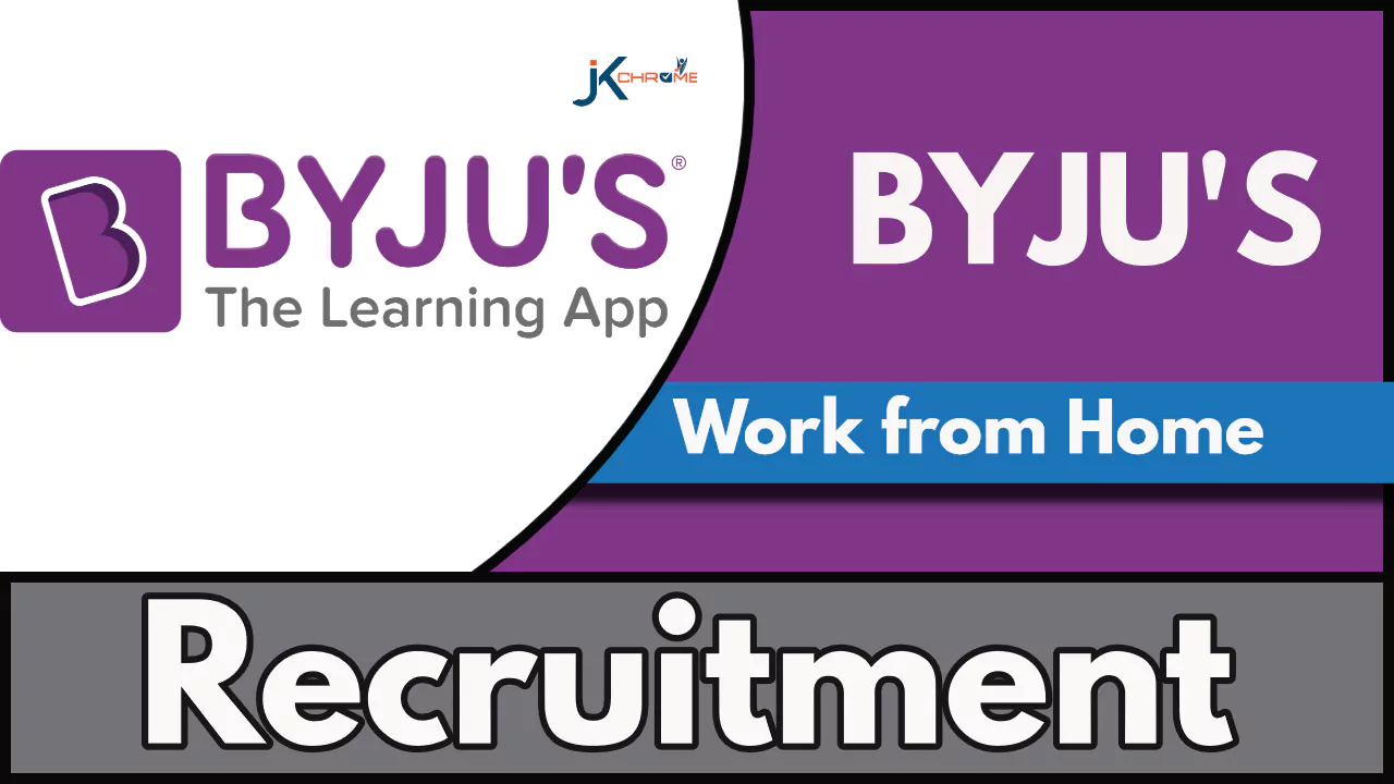 Sales Manager (Work from Home) — Byju's Vacancy 2024