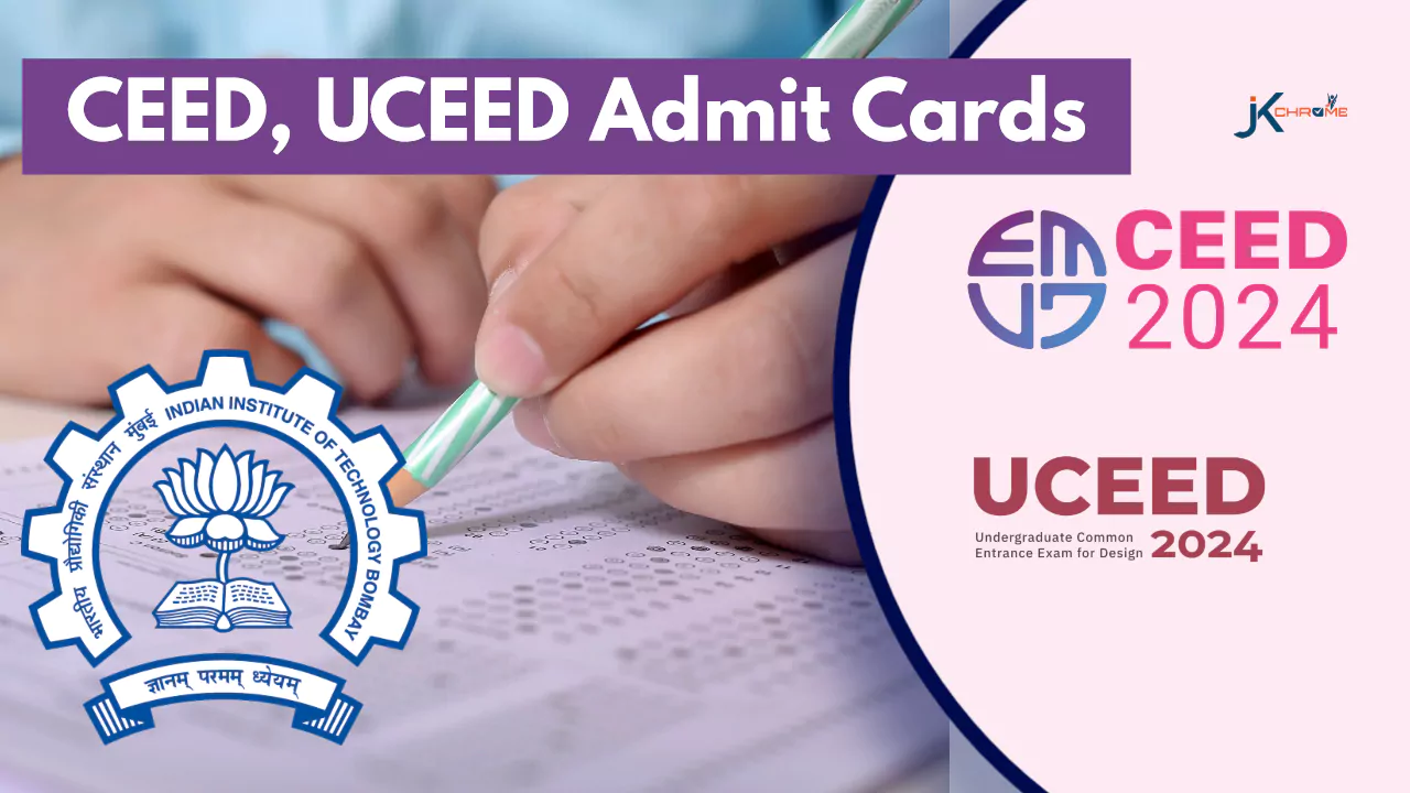 CEED, UCEED Admit Cards