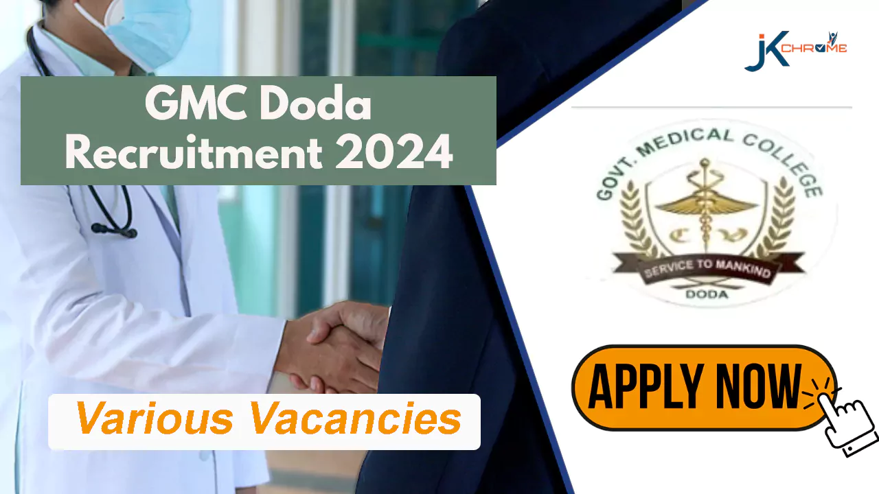 GMC Doda Recruitment 2024
