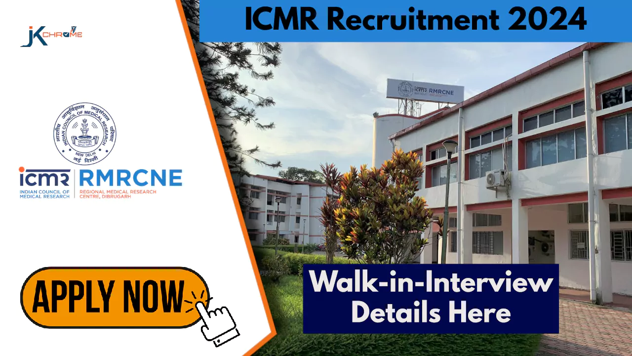 ICMR-RMRC Recruitment 2024 Notification Out