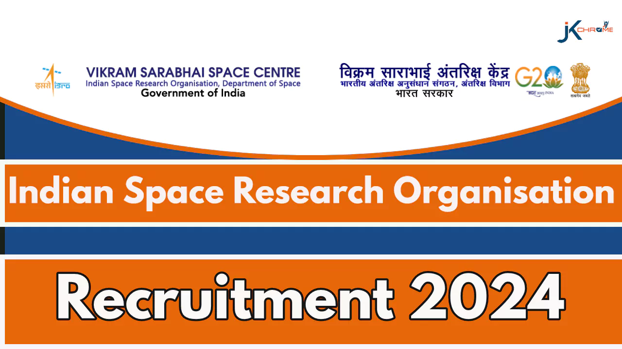 ISRO VSSC Recruitment 2024 for JRF posts