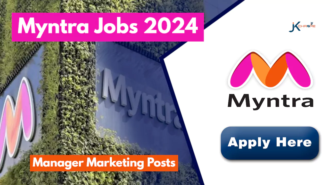 Myntra Manager Vacancy 2024