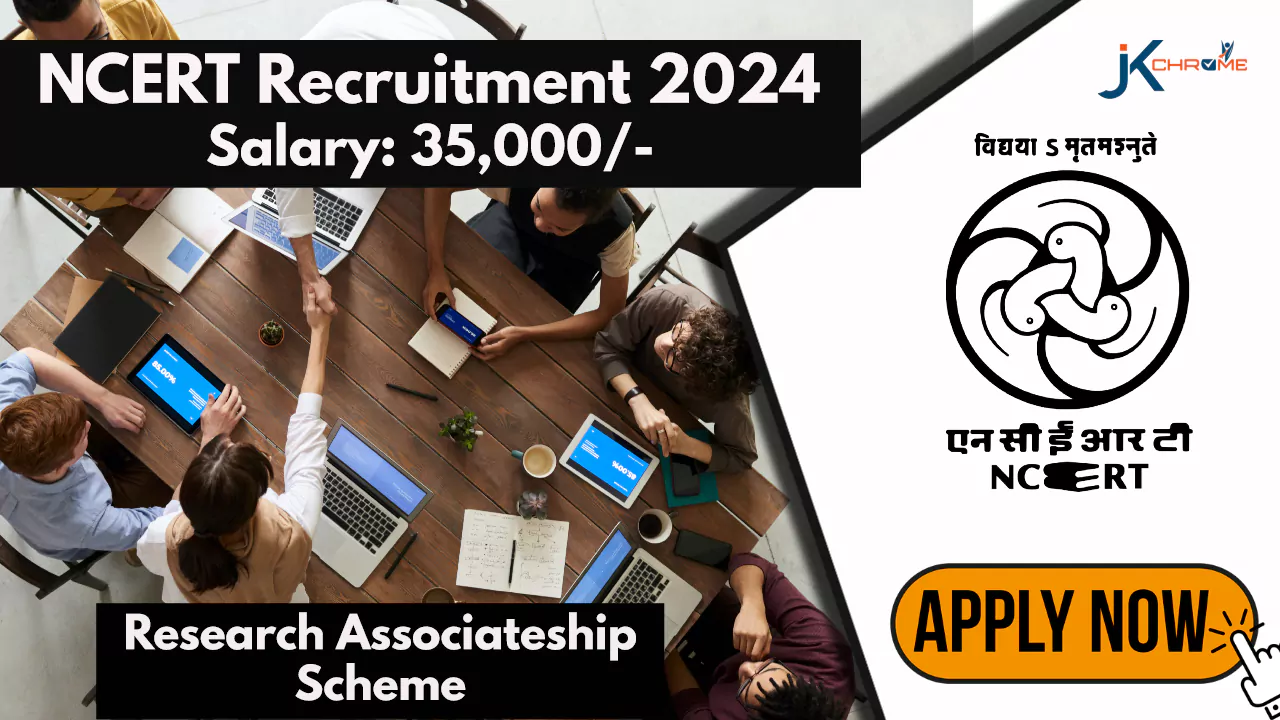 Research Associateship — NCERT Recruitment 2024