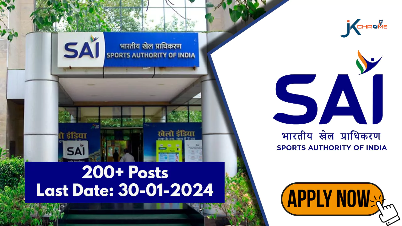 Sports Authority of India Recruitment 2023 for Assistant Chef