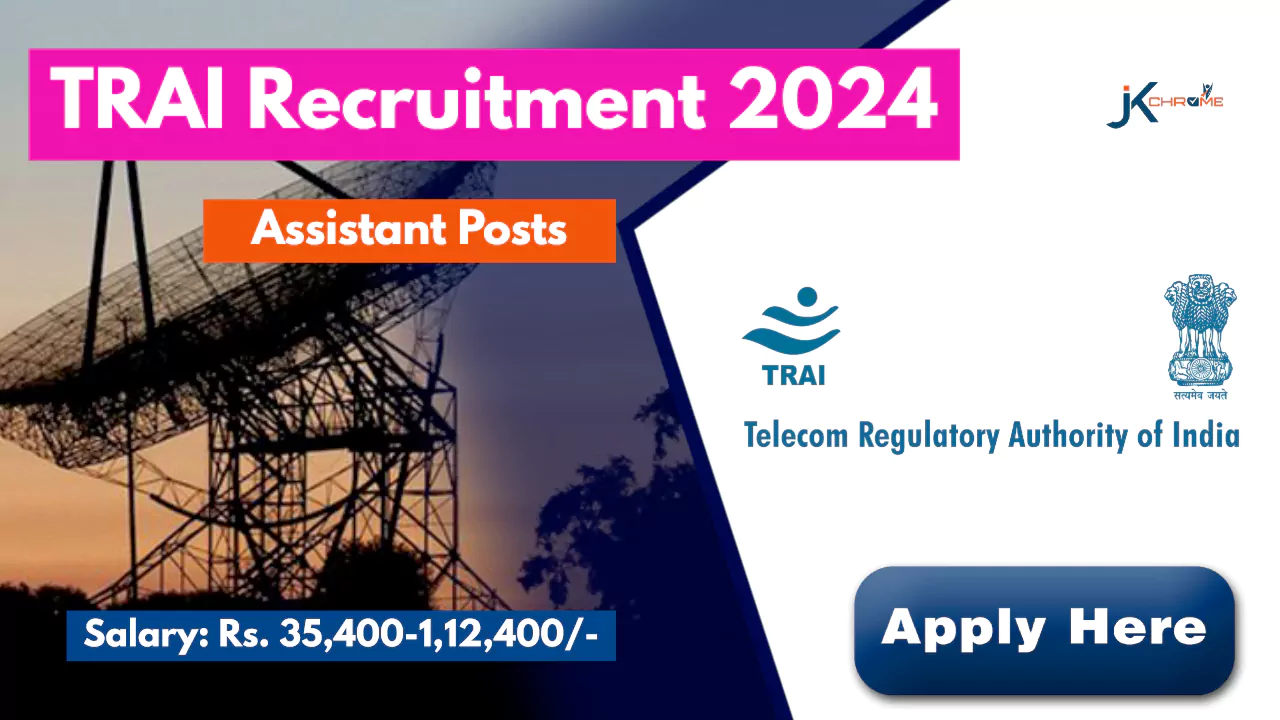 TRAI Recruitment 2024