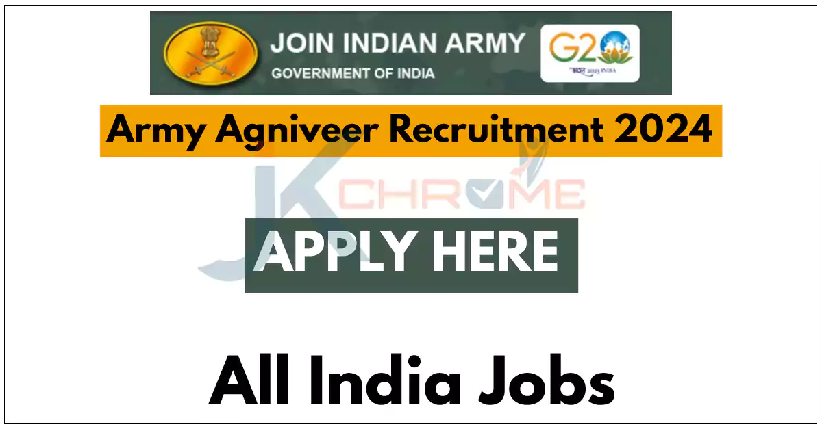 Indian Army Common Entrance Exam (CEE) 2024 Notification Out, Check Army Agniveer Recruitment 2024