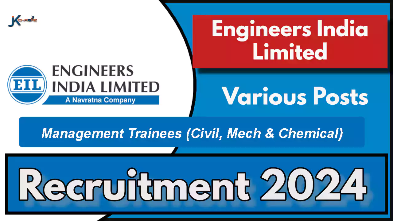 Management Trainee Job Vacancies at Engineers India Limited