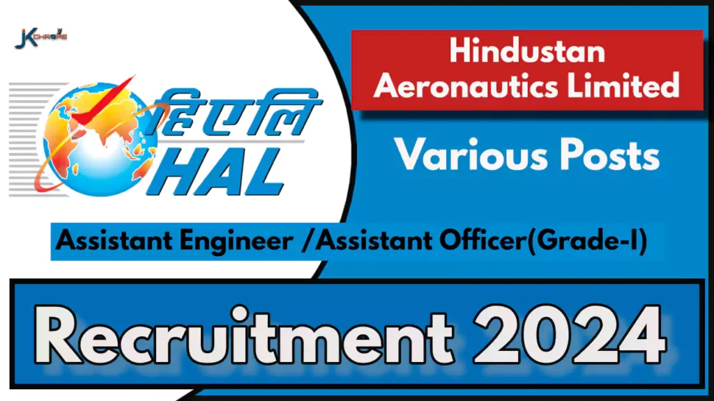 HAL Recruitment 2024 for Assistant Engineer