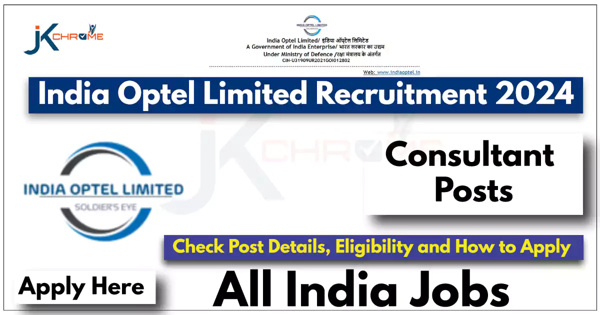 IOL Consultant Job Vacancies 2024; Notification Out, Check Eligibility Criteria and How to Apply