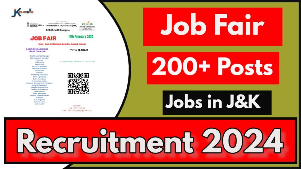 Job Fair tomorrow in J&K