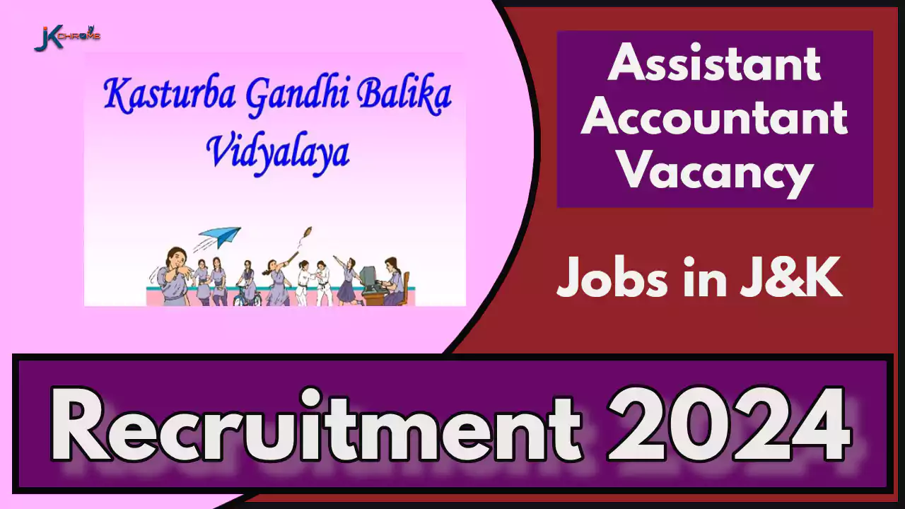 Assistant Accountant Vacancy at KGVB Reasi