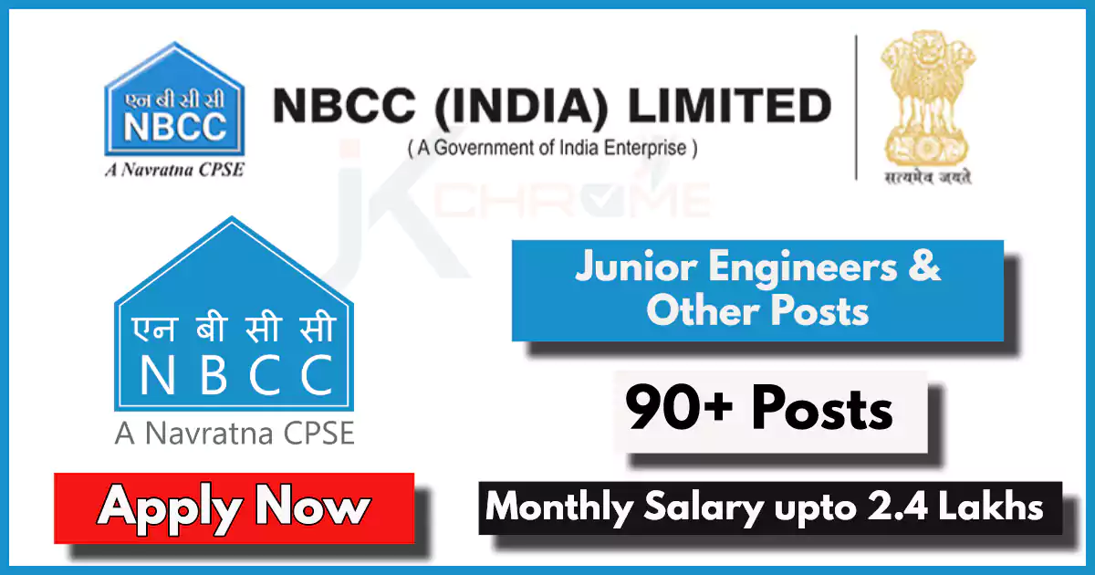 NBCC Recruitment Notification 01/2024; Check Posts and How to Apply