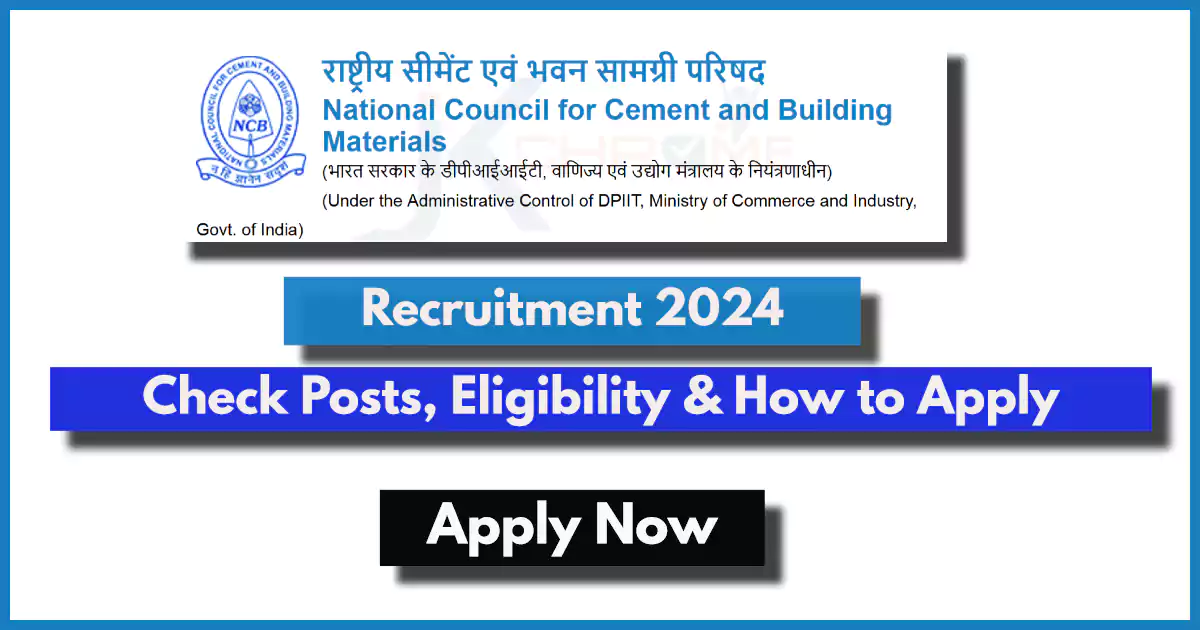 National Council for Cement and Building Materials Job Vacancies 2024