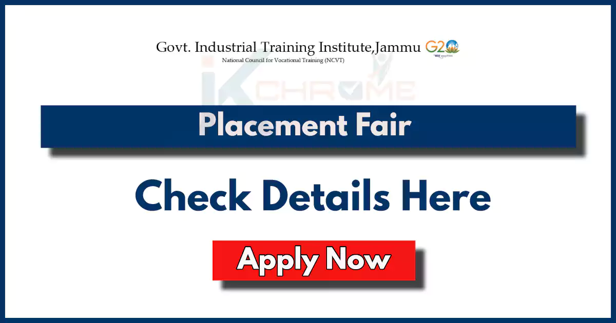 Recruitment Camp at Govt. ITI Jammu