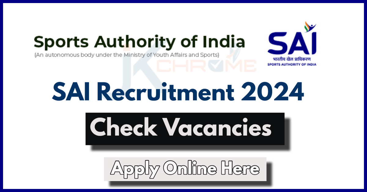 Sports Authority of India Jobs 2024; Check Post, Qualification and how to apply
