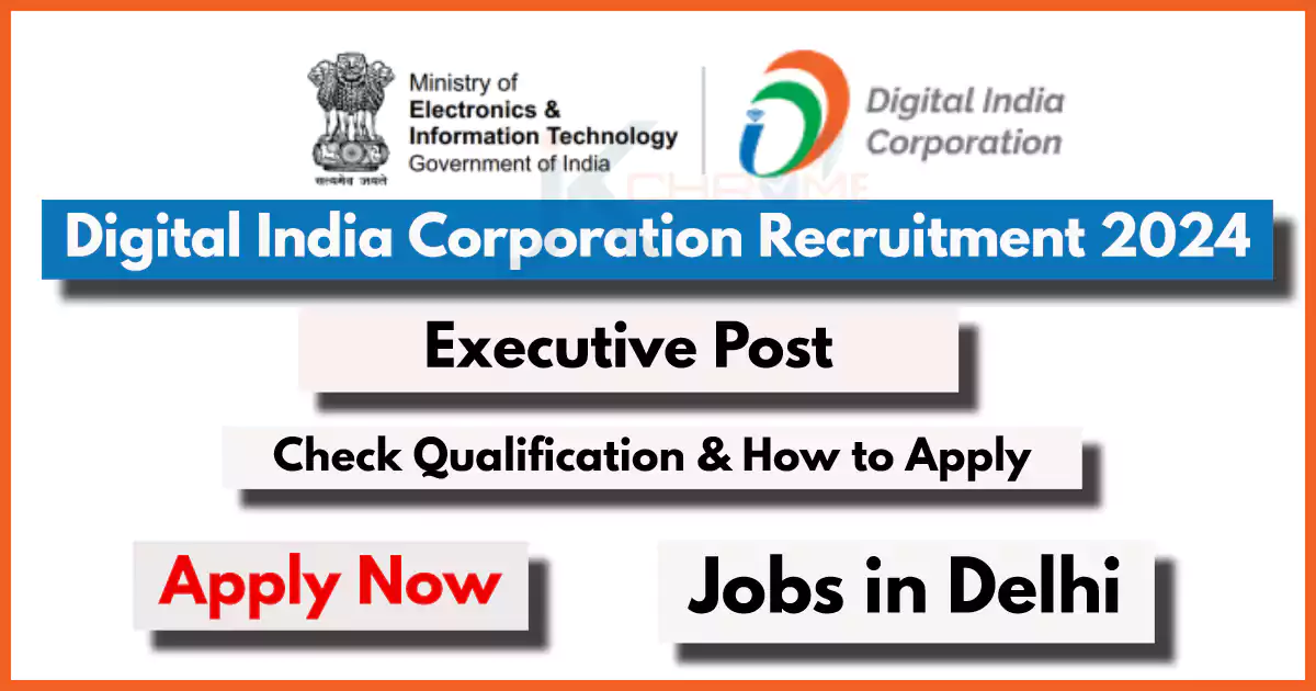 Executive Post, Digital India Corporation Recruitment 2024