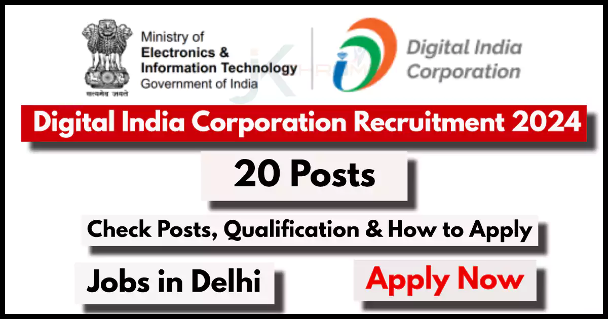 DIC Recruitment 2024 Notification Out: Check Posts, How to Apply