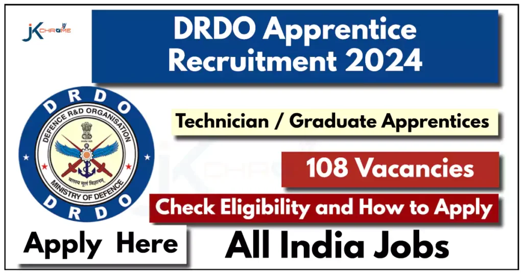 DRDO Apprentice Recruitment 2024