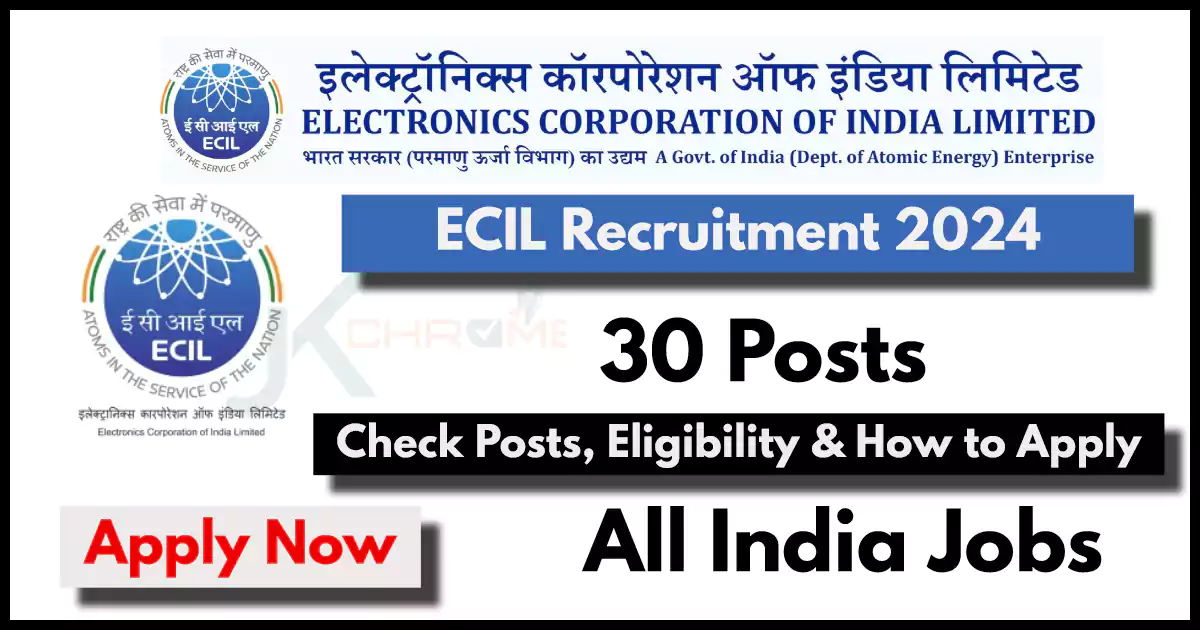Electronics Corporation of India Recruitment 2024 Notification