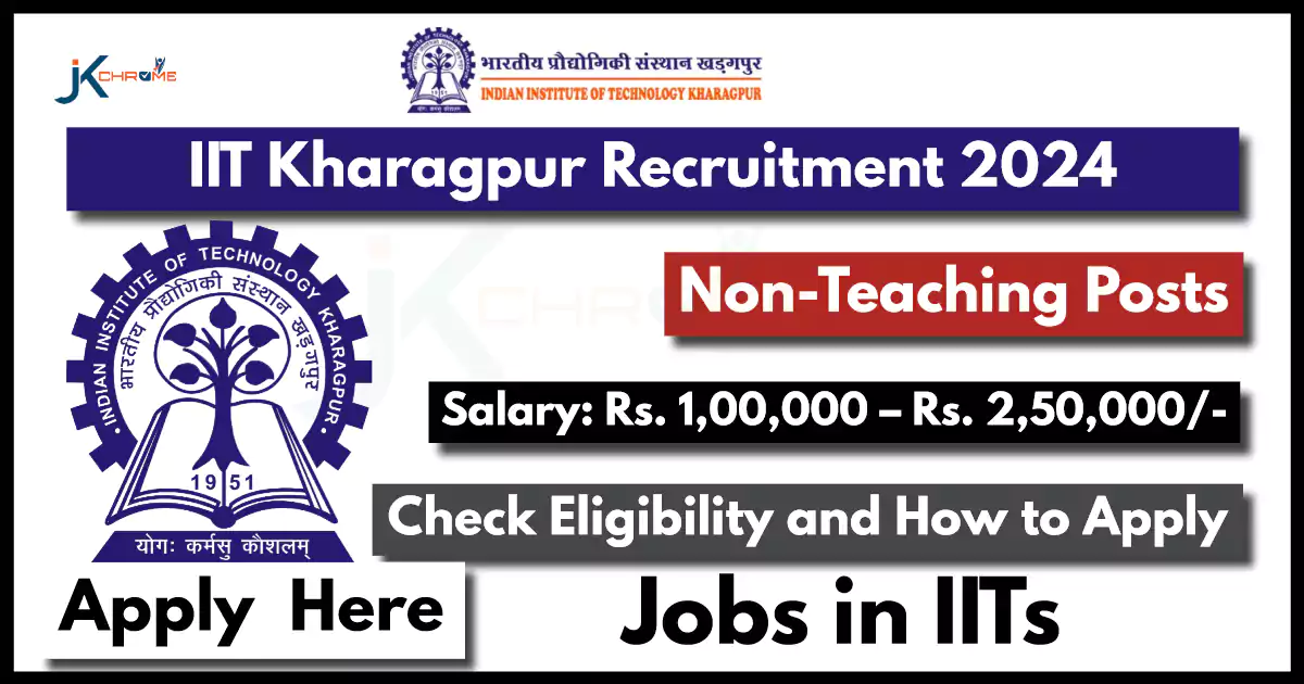 IIT Kharagpur Recruitment 2024 Notification PDF: Apply for 52 Posts, Check Eligibility Criteria and How to Apply