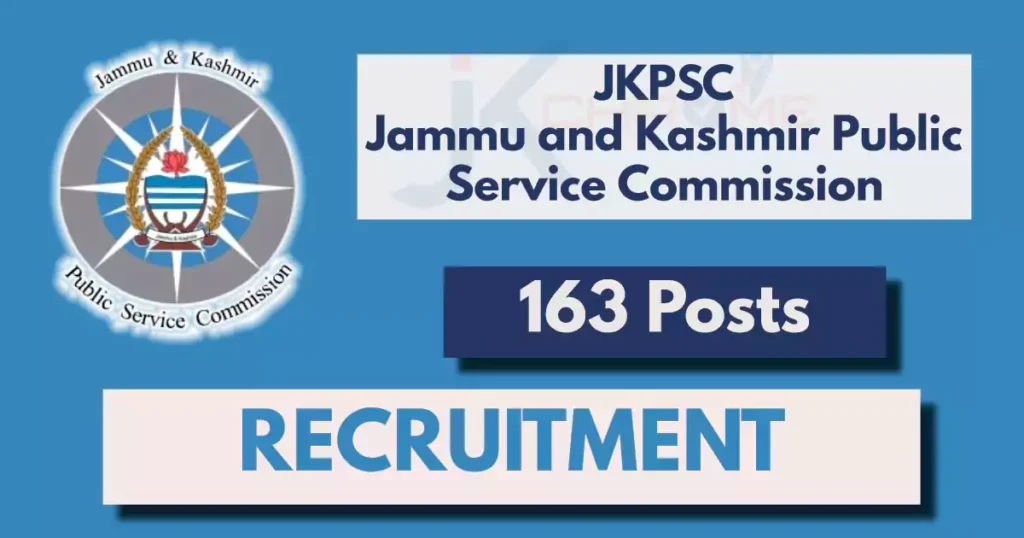 JK Health and Medical Education Department Recruitment 2024: 163 Posts