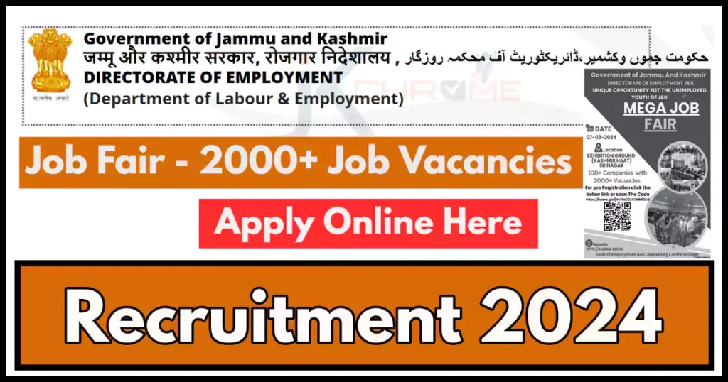 Mega Job Fair in Srinagar at Exhibition Ground Kashmir Haat; Register Now