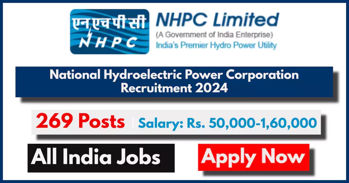 NHPC Recruitment 2024 Notification PDF Out: How to Apply