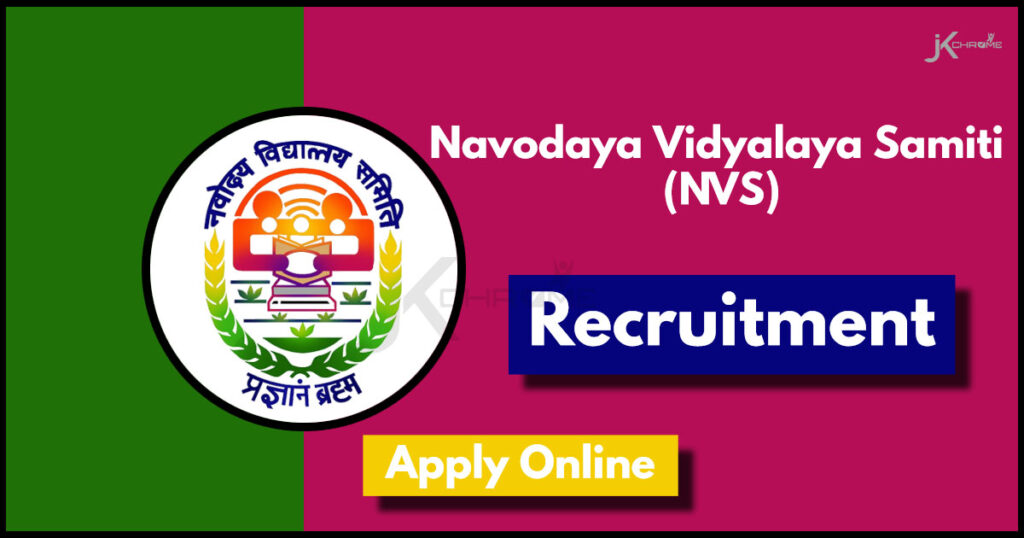 NVS Non-Teaching Recruitment