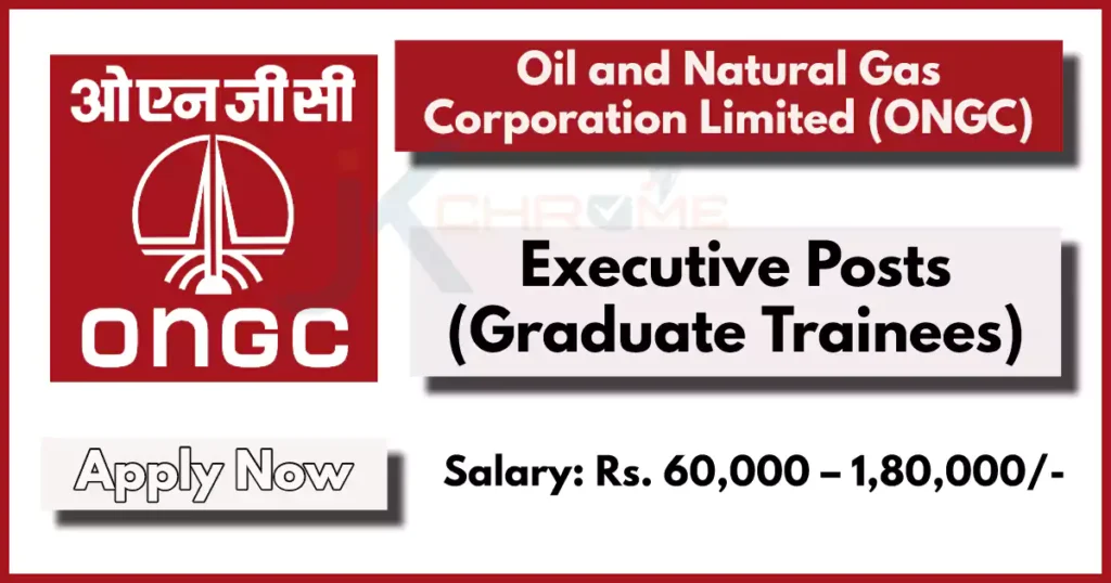 ONGC Executives Recruitment 2024