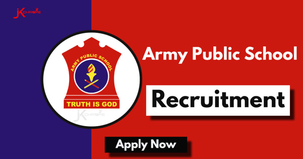 Army Public School Recruitment