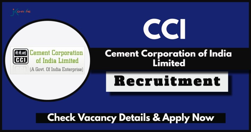 Cement Corporation of India Recruitment 2024: Check Vacancies, Eligibility, Procedure to Apply Online