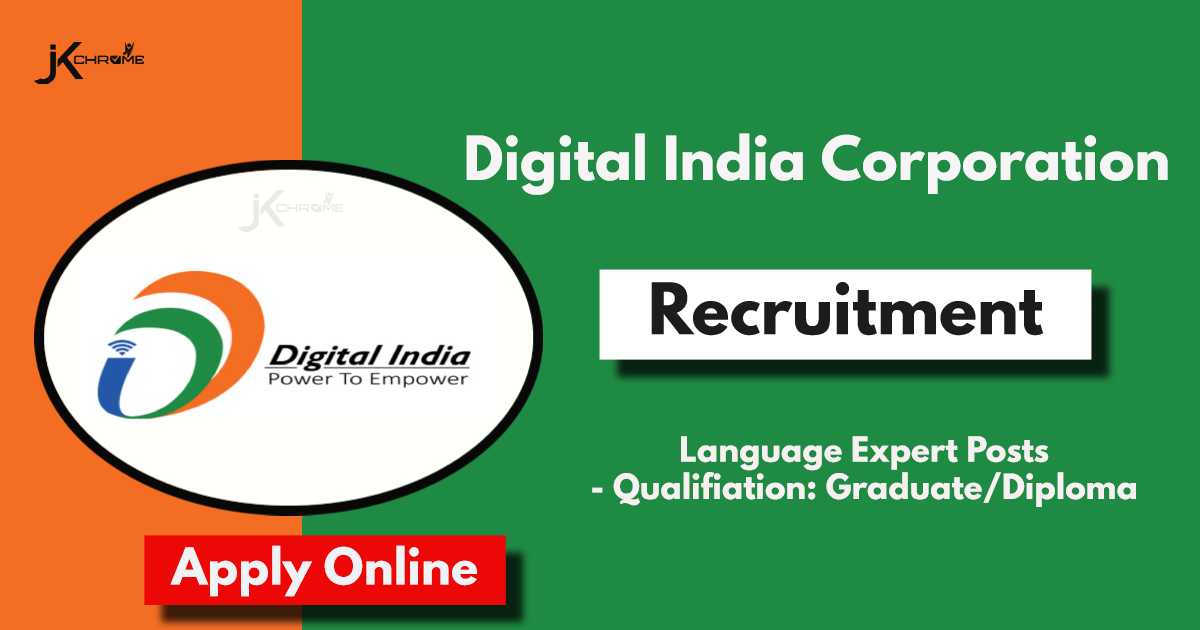 DIC Language Experts Recruitment 2024: Apply Online