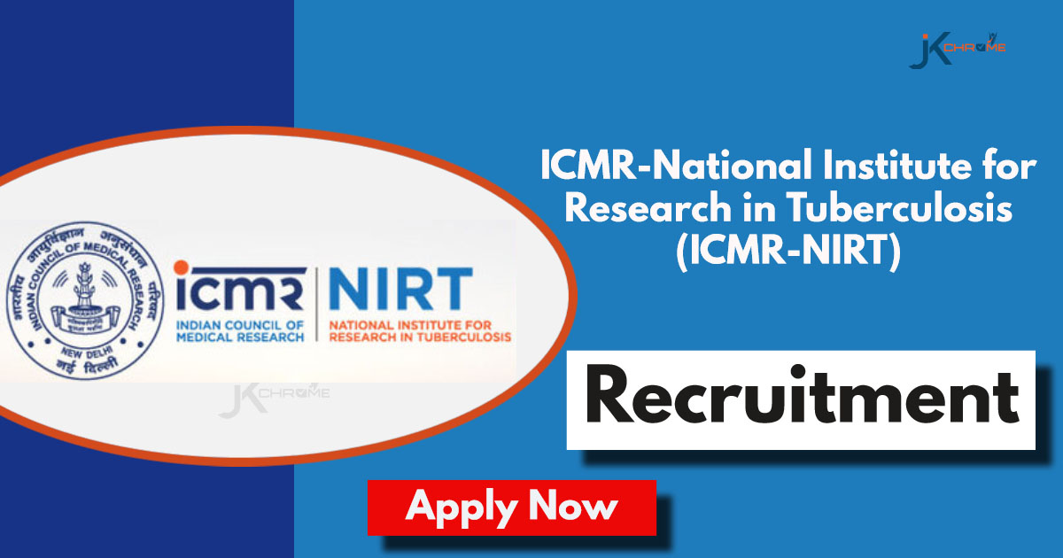 ICMR NIRT Recruitment 2024 Notification PDF Out: How to Apply