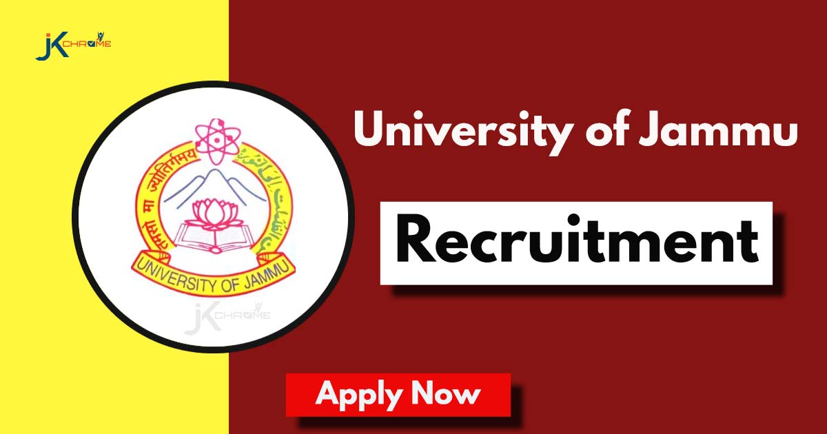 Jammu University Project Staff Recruitment