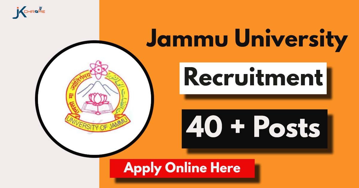 Jammu University Recruitment 2024: Apply Online for 42 Posts (Last Date Extended)
