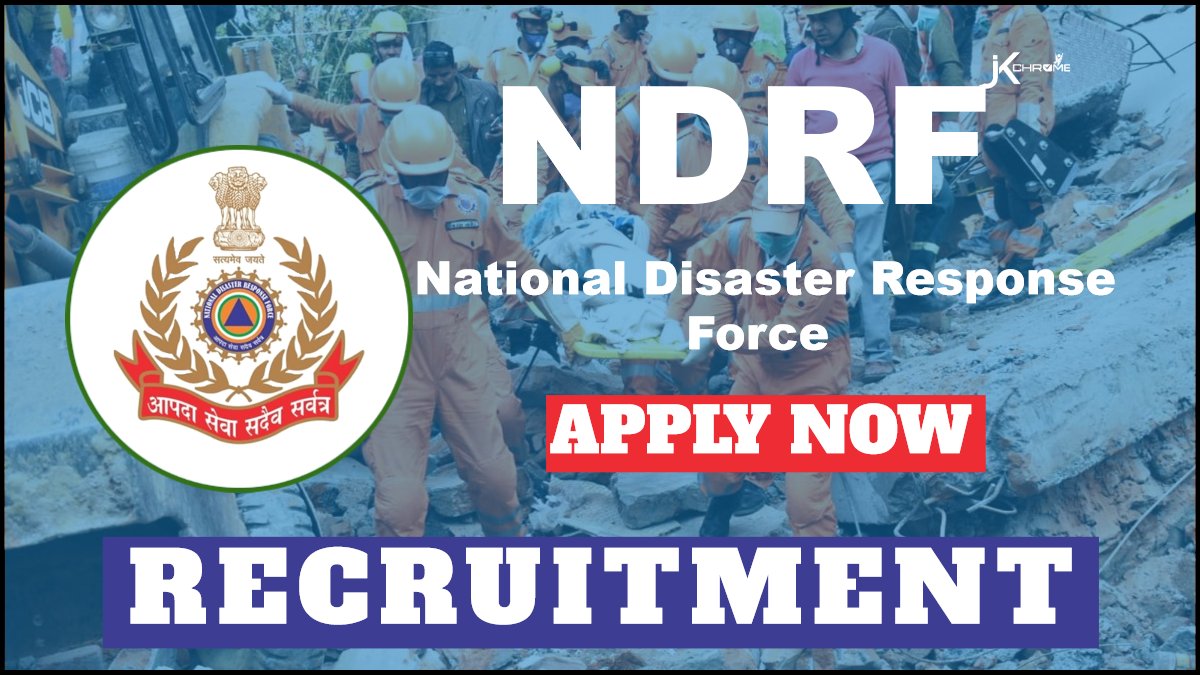 NDRF Recruitment 2024: Check Post Details, Eligibility, Salary, Age and How to Apply