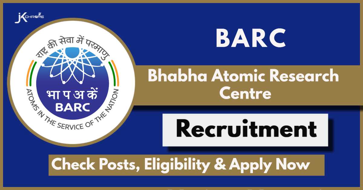 BARC Recruitment Notification 2024 for 30 Posts | Apply Online Now